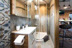 Kúpeľňa v ubytovaní Apartament Wita Stwosza