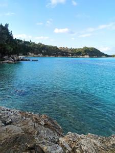 a view of a large body of water at Dimitri's Seaview Studio - Lakka Paxos in Lákka