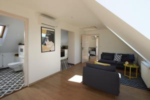 Prostor za sedenje u objektu D4 Apartments Dörgicse