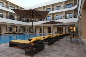 Bazén v ubytování Z Hotel Meknes nebo v jeho okolí
