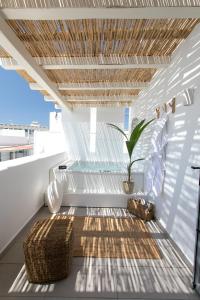 Balkón alebo terasa v ubytovaní Kamvas Deluxe Apartments