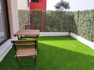 Zahrada ubytování Apartment in Ayamonte with River Views