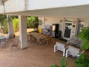 A balcony or terrace at Villa Mare a los pies de Sierra Nevada