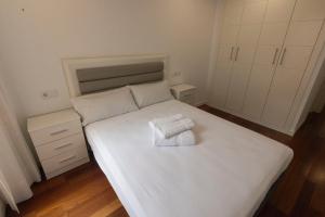 Posteľ alebo postele v izbe v ubytovaní Mercado Cee Galitrips Apartment