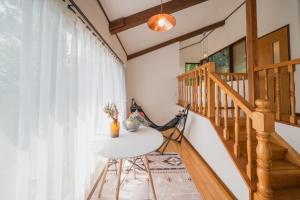 Posezení v ubytování R-house 1st