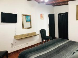 TV a/nebo společenská místnost v ubytování Casa Totalmente Equipada en Playa Algodones