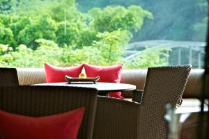 Posezení v ubytování Silks Place Taroko Hotel