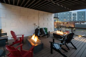 Μπαλκόνι ή βεράντα στο Hotel McCoy Pullman