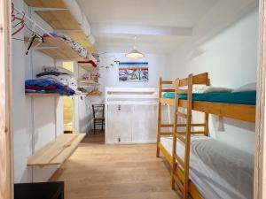 Postel nebo postele na pokoji v ubytování Appartement LEUCATE
