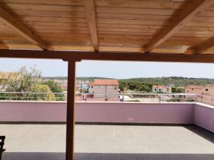 Balkón nebo terasa v ubytování Apartments Oskar
