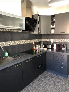 Kuchyňa alebo kuchynka v ubytovaní Appartement t4 spacieux 100m2 climatisé