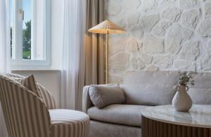 Posezení v ubytování Heritage Hotel Kaštelet