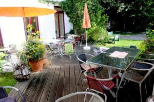 Zahrada ubytování Hotel am Fluss