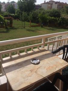 A balcony or terrace at PLAZA Studios