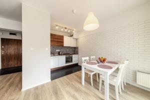 Kuchnia lub aneks kuchenny w obiekcie Shum Jeziora Apartament nr 7