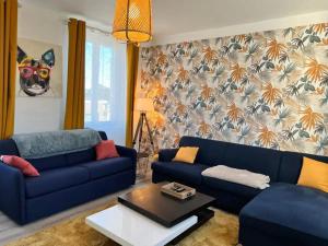 Posedenie v ubytovaní Homefleur - Maison 130m2 - 8 à 10 pers - Jardin