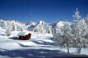 Wurzer Ferienhütte tokom zime