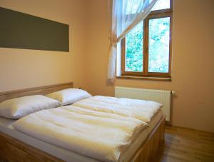 Postel nebo postele na pokoji v ubytování Pension La Campagna