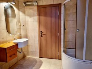 Koupelna v ubytování Apartman Branko