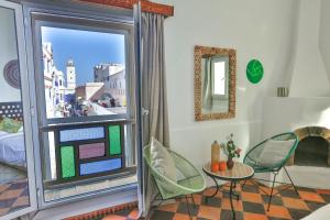 Posezení v ubytování Luxury Riad Mounia