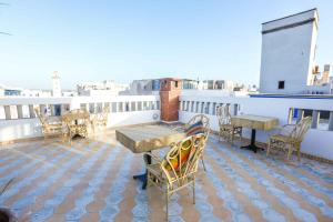 Balkón nebo terasa v ubytování Luxury Riad Mounia