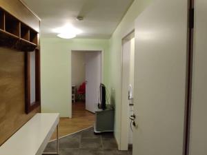 TV a/nebo společenská místnost v ubytování Bakland ad Lágafelli Apartment