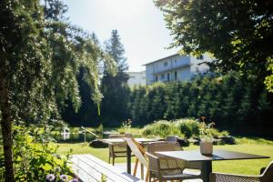 Ogród w obiekcie Hotel Gasthof Hirschentenne