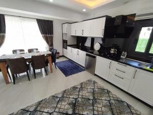 A kitchen or kitchenette at Villa KayaHan Göcek