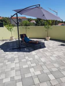 Patio nebo venkovní prostory v ubytování Yellow Cube