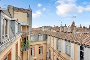Výhľad na mesto Toulouse alebo výhľad na mesto priamo z apartmánu