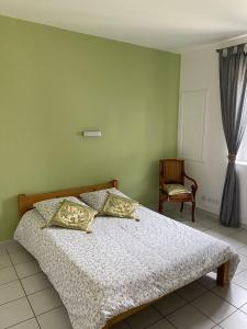 Posteľ alebo postele v izbe v ubytovaní APPARTEMENT SPACIEUX