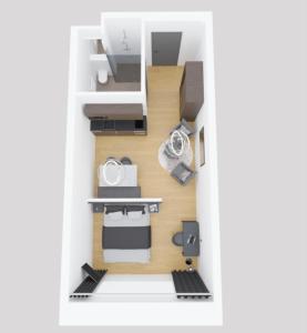 Půdorys ubytování MOOI Apartments Schlieren