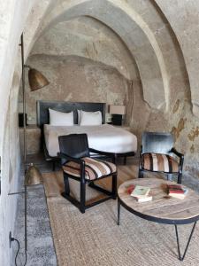Posezení v ubytování SOTA Cappadocia
