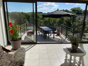 Balkón alebo terasa v ubytovaní Villa Honey Moon