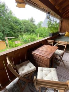 Balkón nebo terasa v ubytování Ferienwohnung Lisl