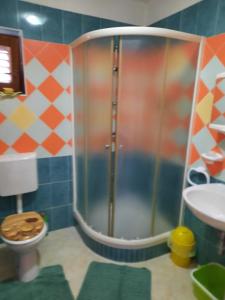 Koupelna v ubytování Apartman Kapelica + 9 fotografií