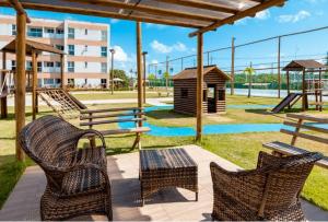 Zahrada ubytování Flat Muro alto clube