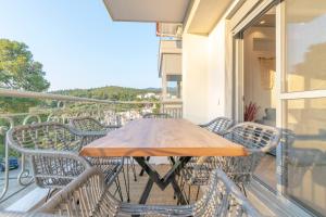 Balkón alebo terasa v ubytovaní SithoniaRS Luxury Apartment 2nd Floor with Sea View