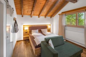 Letto o letti in una camera di Hotel Restaurant Bürchnerhof