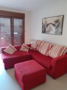 A seating area at Isla de Tambo