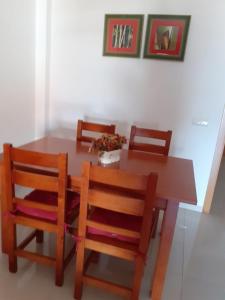 A seating area at Isla de Tambo