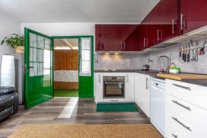 Kuchyň nebo kuchyňský kout v ubytování CASA IGNAZIA in Lajares