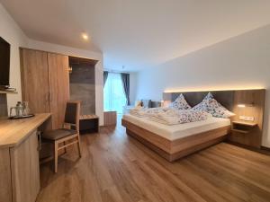 Katil atau katil-katil dalam bilik di Hotel Pension Nordzeit
