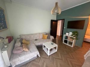 Posezení v ubytování Διαμέρισμα στο κέντρο της Θεσσαλονίκης!