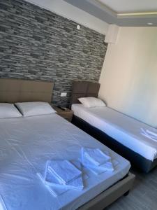 Postel nebo postele na pokoji v ubytování Vila Savic