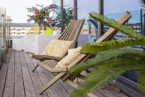 Svalir eða verönd á Radisson Blu Hotel Uppsala