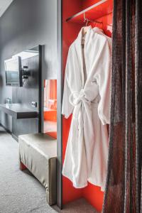 Rúm í herbergi á Radisson Blu Hotel Uppsala