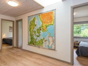 Postel nebo postele na pokoji v ubytování Holiday home Struer XXIII
