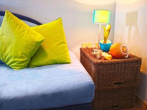 Postel nebo postele na pokoji v ubytování Modern holiday home in San vito lo Capo with garden