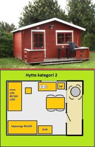 Plan de l'établissement Rødvig Camping & Cottages